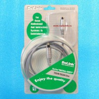 Шнур DeLink TOSLINK-TOSLINK METALL 2.0 метра RR6020 - Магазин спутникового оборудования "Всё ТВ"