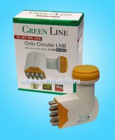 Конвертер Green Line 801 SRL UHD Octo Circular LNB - Магазин спутникового оборудования "Всё ТВ"