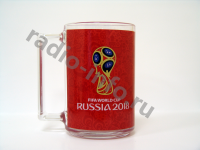 Кружка "Фитнес" Эмблема FIFA-2018 320мл - Магазин спутникового оборудования "Всё ТВ"