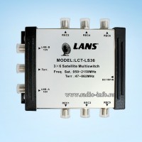 Мультисвитч LANS SAT LCT-LS36 активный 3*6  - Магазин спутникового оборудования "Всё ТВ"