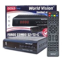  комбо ресивер World Vision Foros Combo DVB S2/T2/C - Магазин спутникового оборудования "Всё ТВ"