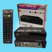 Цифровой эфирный приемник HOBBIT IRON GX - Магазин спутникового оборудования "Всё ТВ"